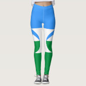 Kabardino Balkaria Fahne Leggings (Vorderseite)