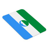 Kabardino Balkaria Fahne Magnet (Rechte Seite)