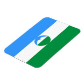 Kabardino Balkaria Fahne Magnet (Linke Seite)