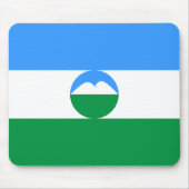 Kabardino Balkaria Fahne Mousepad (Vorne)