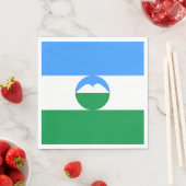 Kabardino Balkaria Fahne Serviette (Beispiel)