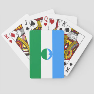 Kabardino Balkaria Fahne Spielkarten