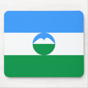 Kabardino Balkaria, Russland-Flagge Mousepad