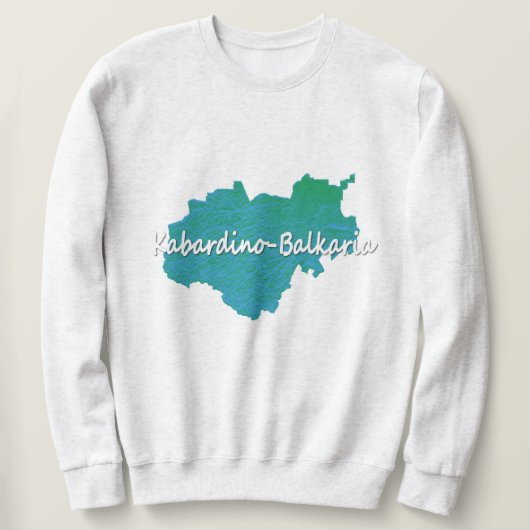 Kabardino-Balkarische Republik Sweatshirt (Design vorne)