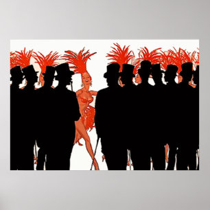 Kabaret aus dem Jahr 1900 Poster