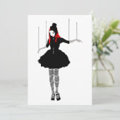 Kabarett Einladung (Stehend Vorderseite)