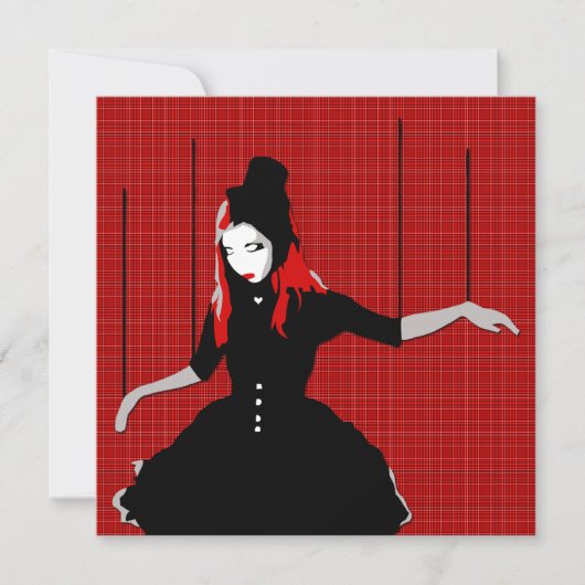 Kabarett Einladung (Vorderseite)