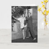 Kabarett-Tanz-Team, Zwanzigerjahre Karte (Gelbe Blume)