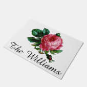 Kabbage Rose Door Mat Fußmatte (Schrägansicht)