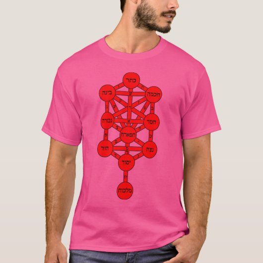 Kabbalah-Baum T-Shirt (Vorderseite)