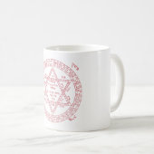 Kabbalah Davidsstern Kaffeetasse (VorderseiteRechts)