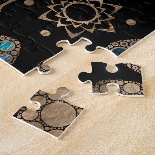 Kabbalah Der Baum des Lebens Abalone und Gold Puzzle (Seite)