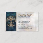 Kabbalah Der Baum des Lebens Abalone und Gold Visitenkarte (Vorderseite)