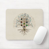 Kabbalah Der Baum des Lebens auf der Leinwand Mousepad (Mit Mouse)