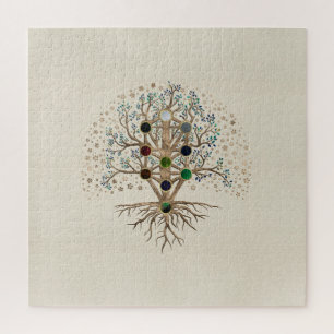 Kabbalah Der Baum des Lebens auf der Leinwand Puzzle
