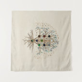 Kabbalah Der Baum des Lebens auf der Leinwand Wandteppich (Vorderseite (Horizontal))