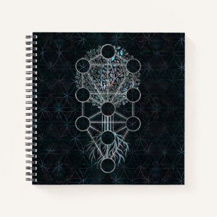 Kabbalah Der Baum des Lebens - Etz Hayim Notizblock