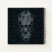 Kabbalah Der Baum des Lebens - Etz Hayim Notizblock (Rückseite)