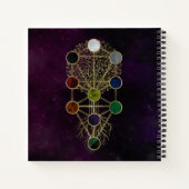 Kabbalah Der Baum des Lebens - Etz Hayim Notizblock (Rückseite)