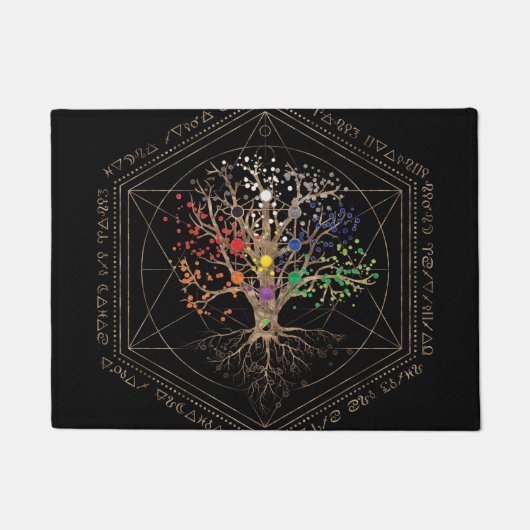 Kabbalah Der Baum des Lebens Fußmatte (Vorderseite)