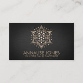 Kabbalah Der Baum des Lebens Heilige Geometrie Orn Visitenkarte (Vorderseite)