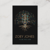 Kabbalah Der Baum des Lebens Marmor und Gold Visitenkarte (Vorderseite)