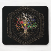Kabbalah Der Baum des Lebens Mousepad (Vorne)