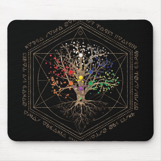 Kabbalah Der Baum des Lebens Mousepad (Vorne)