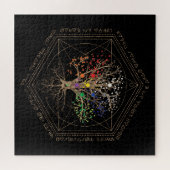 Kabbalah Der Baum des Lebens Puzzle (Horizontal)