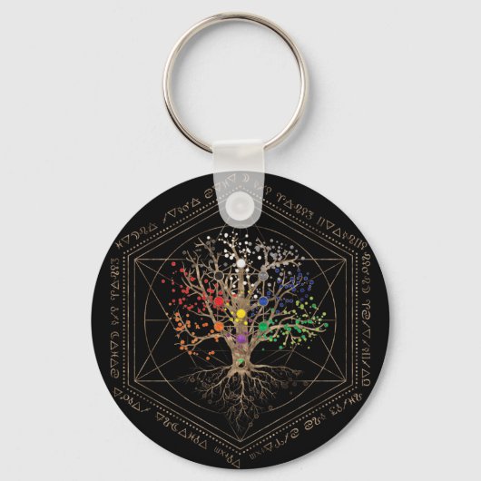 Kabbalah Der Baum des Lebens Schlüsselanhänger (Vorderseite)