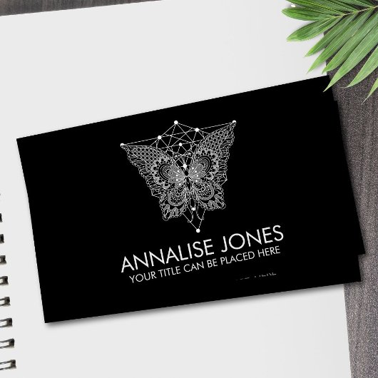 Kabbalah Der Baum des Lebens - Schmetterlingsschmu Visitenkarte