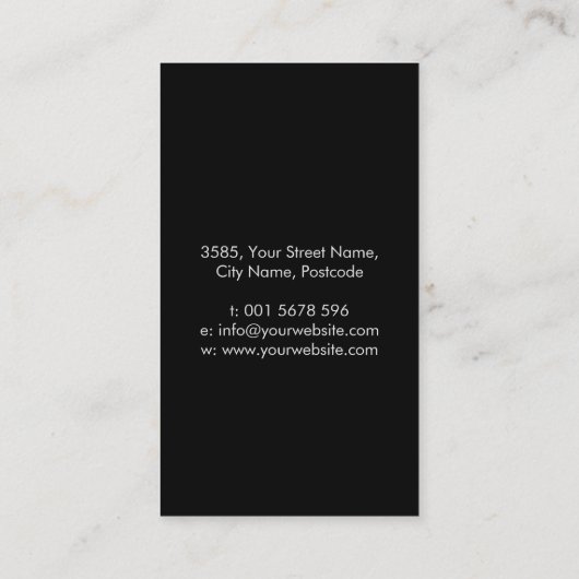 Kabbalah Der Baum des Lebens Schmetterlingsschmuck Visitenkarte (Rückseite)