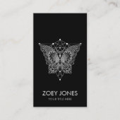Kabbalah Der Baum des Lebens Schmetterlingsschmuck Visitenkarte (Vorderseite)