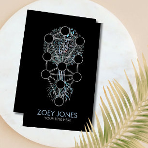 Kabbalah Der Baum des Lebens Visitenkarte