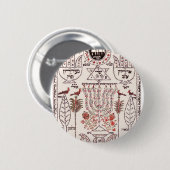 Kabbalah Entwurf Button (Vorne & Hinten)