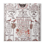 Kabbalah Entwurf Fliese<br><div class="desc">Alte und mysteriöse Kabbalah Illustration, von DoverPictura. Finden Sie das ursprüngliche Bild bei http://doverpictura.com/collection/0486991636</div>