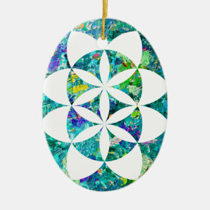 Kabbalah Tree of Life Keramik Ornament