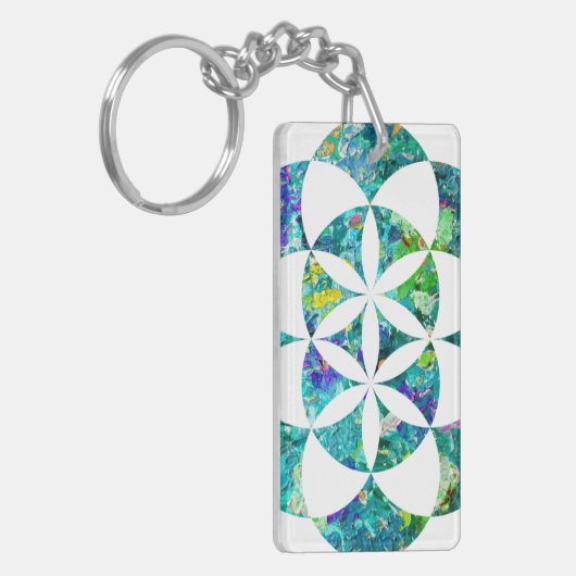 Kabbalah Tree of Life Schlüsselanhänger (Vorderseite links)