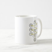 Kabbalistic Tree of life hebrew sephiroth  Kaffeetasse (VorderseiteRechts)