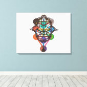 Kabbalistischer Baum Leinwanddruck (Insitu (Holzboden))