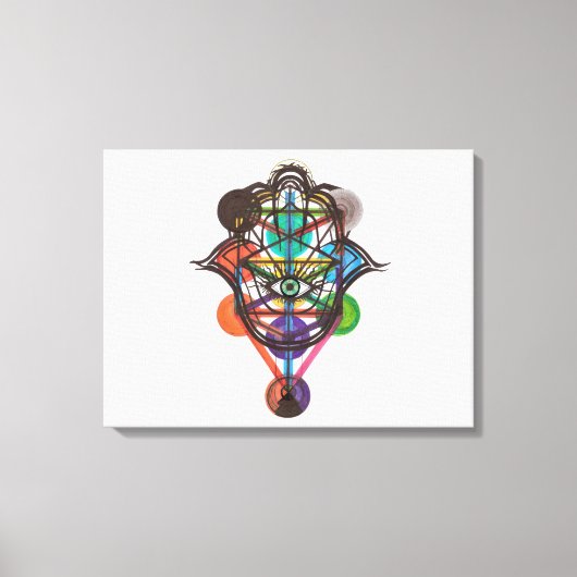 Kabbalistischer Baum Leinwanddruck (Vorderseite)