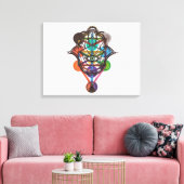 Kabbalistischer Baum Leinwanddruck (Insitu (Wohnzimmer))