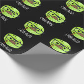 Kabbenalter Funny Old Veggie Cabbage Pun Dark BG Geschenkpapier (Ecke)
