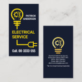 Kabel für gelbes Bulb Visitenkarte (Vorne/Hinten)