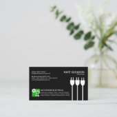 Kabel für vertikale Power - Symbol für leuchtende  Visitenkarte (Stehend Vorderseite)