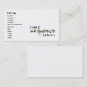 Kabel-Genie Visitenkarte (Vorne/Hinten)