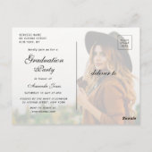 KABEL | Modernes Foto Abschluss Postkarte (Rückseite)