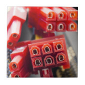 Kabelanschluss eines Computers Fliese (Vorderseite)