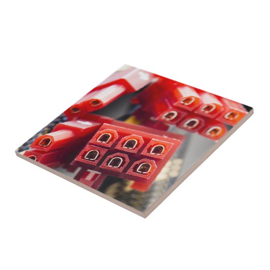 Kabelanschluss eines Computers Fliese (Seite)