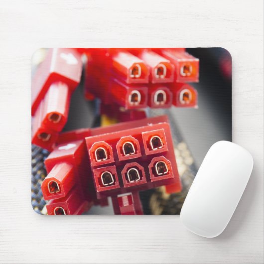 Kabelanschluss eines Computers Mousepad (Mit Mouse)